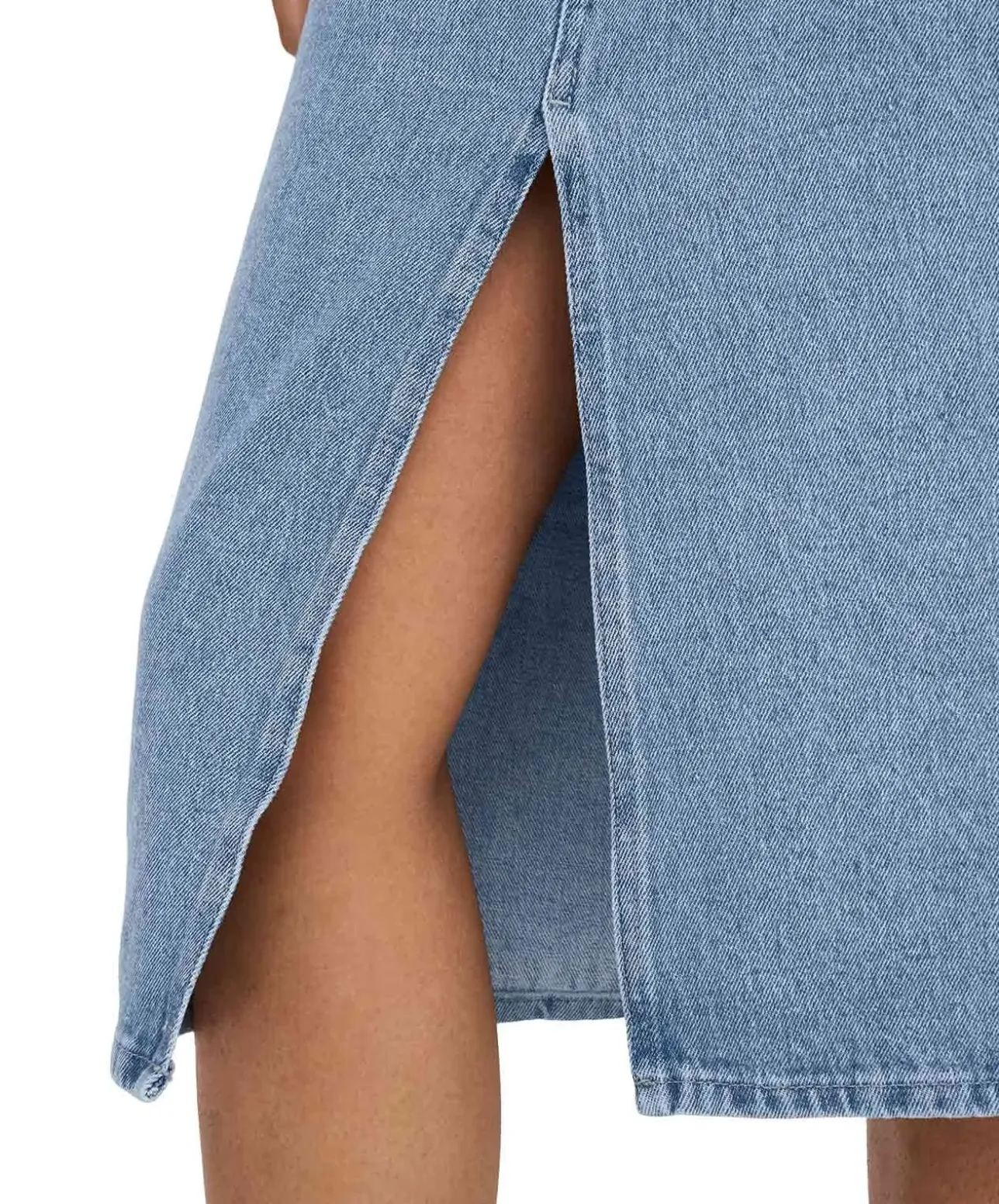 ONLY Jeansrock Bianca in Stone-Waschung mit Schlitz
