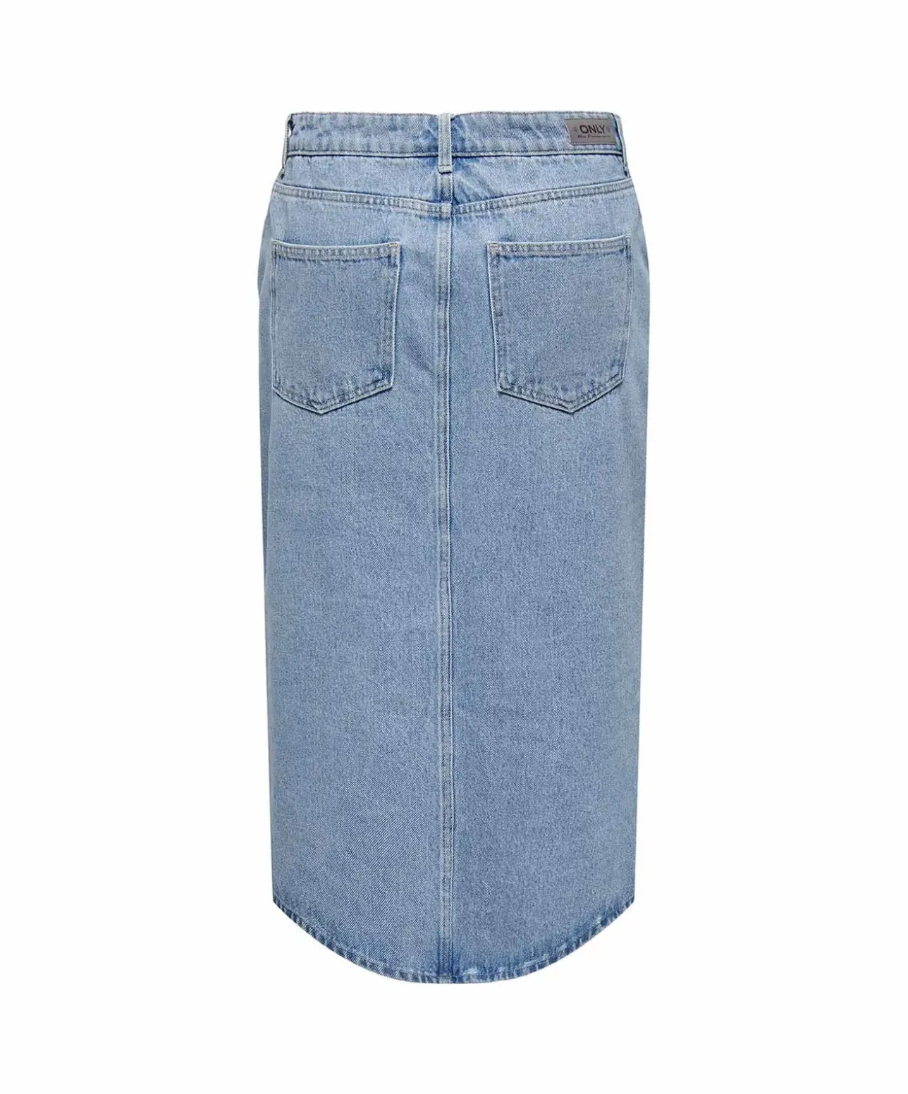 ONLY Jeansrock Bianca in Stone-Waschung mit Schlitz