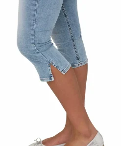 ONLY Jeansshorts Blush in Blau mit Skinny Fit