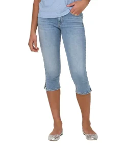 ONLY Jeansshorts Blush in Blau mit Skinny Fit