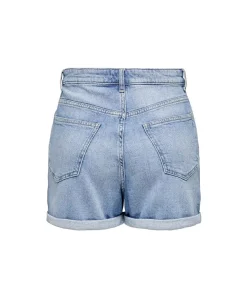 ONLY Jeansshorts Josephine in Hellblau im Bermuda-Stil