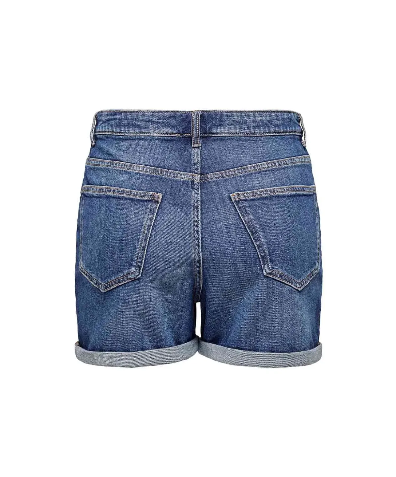 ONLY Jeansshorts Josephine in mittelblau im Bermuda-Stil