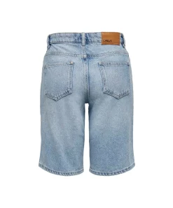 ONLY Jeansshorts Sonny mit hoher Taille in Hellblau