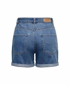 ONLY Jeansshorts Vega in Blau mit hohem Bund