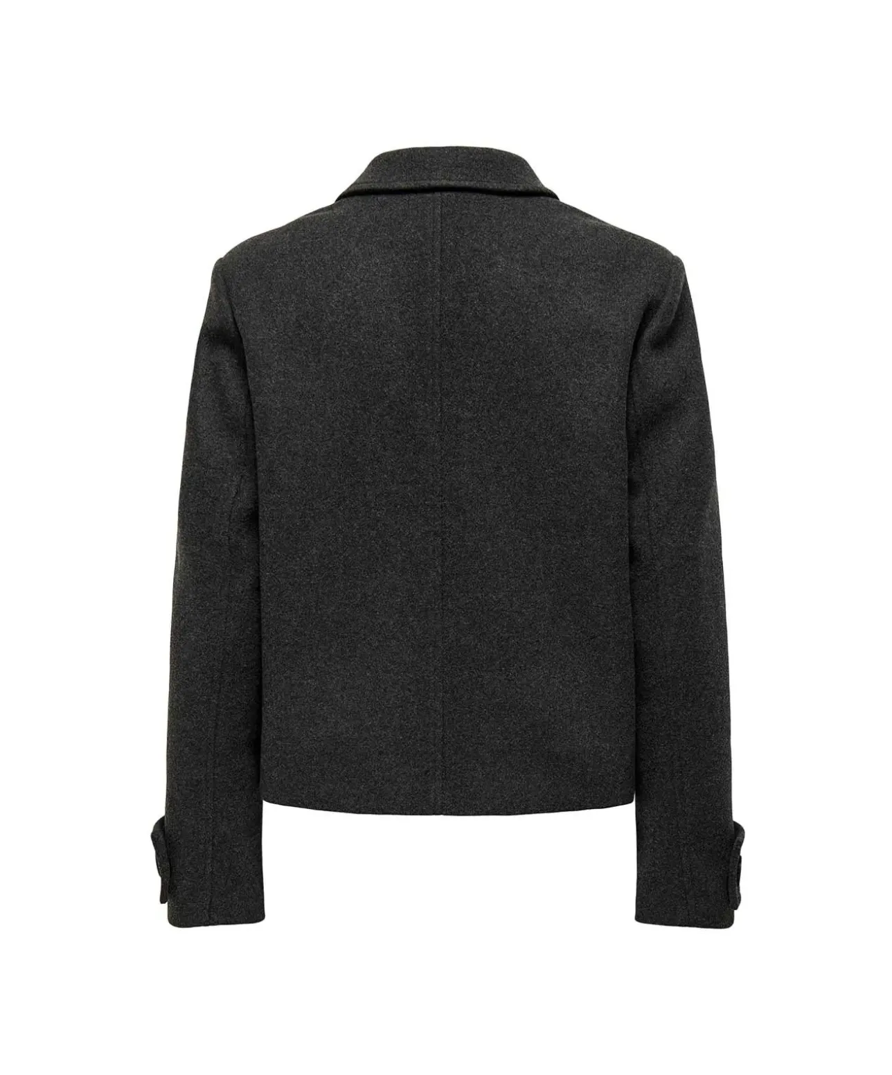 ONLY Kurzjacke Freja mit Revers in Dunkelgrau