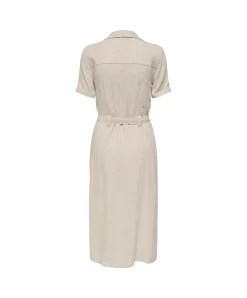 ONLY Maxikleid Siesta mit Kragen und Brusttaschen
