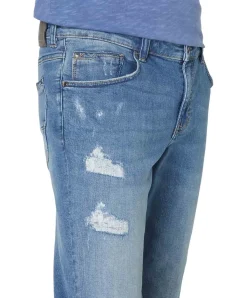 Paddocks Ben Jeans in Mittelblau mit mit Destroyed Effekten