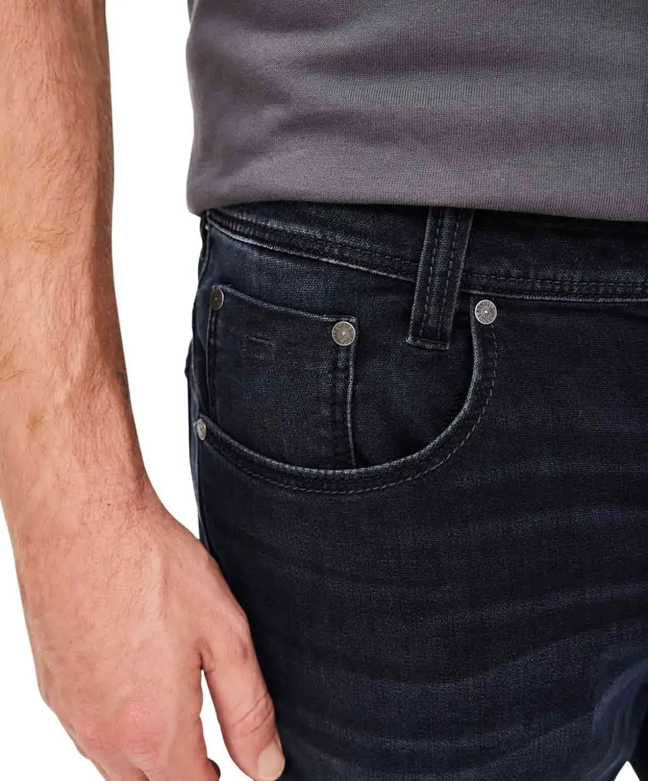 Paddocks Jeans Ben in Blue Black mit Regular Fit