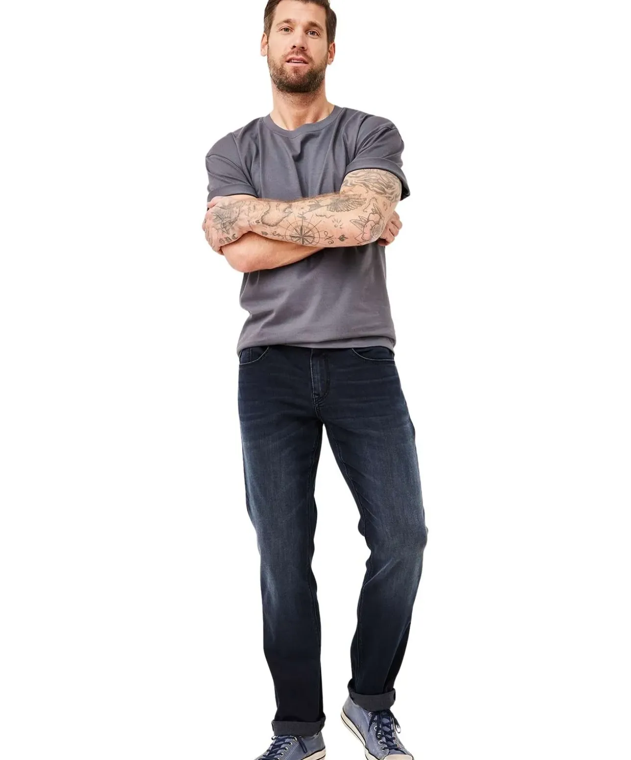 Paddocks Jeans Ben in Blue Black mit Regular Fit