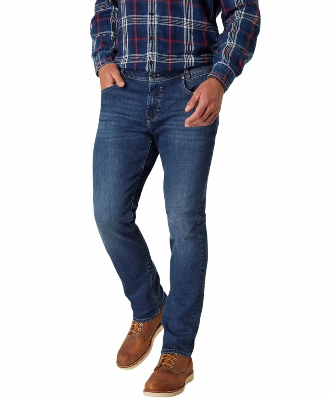 Paddocks Jeans Ben in mittelblau mit Regular Fit