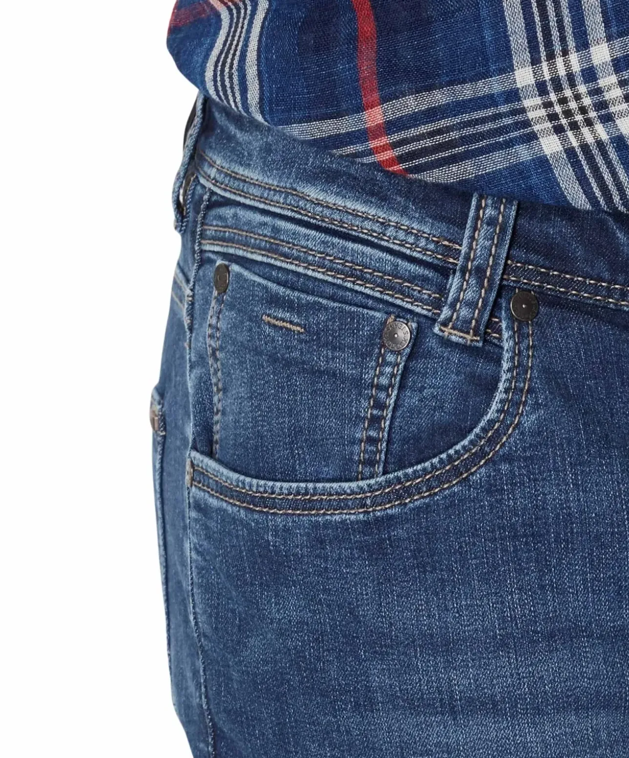 Paddocks Jeans Ben in mittelblau mit Regular Fit