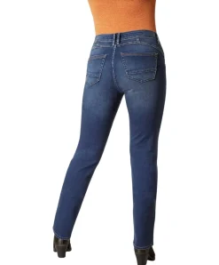 Paddocks Jeans Lia in Mittelblau mit Slim Fit