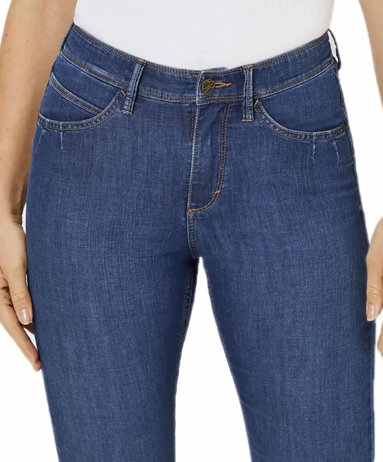 Paddocks Jeans Pat mit hohem Bund in Dark Stone