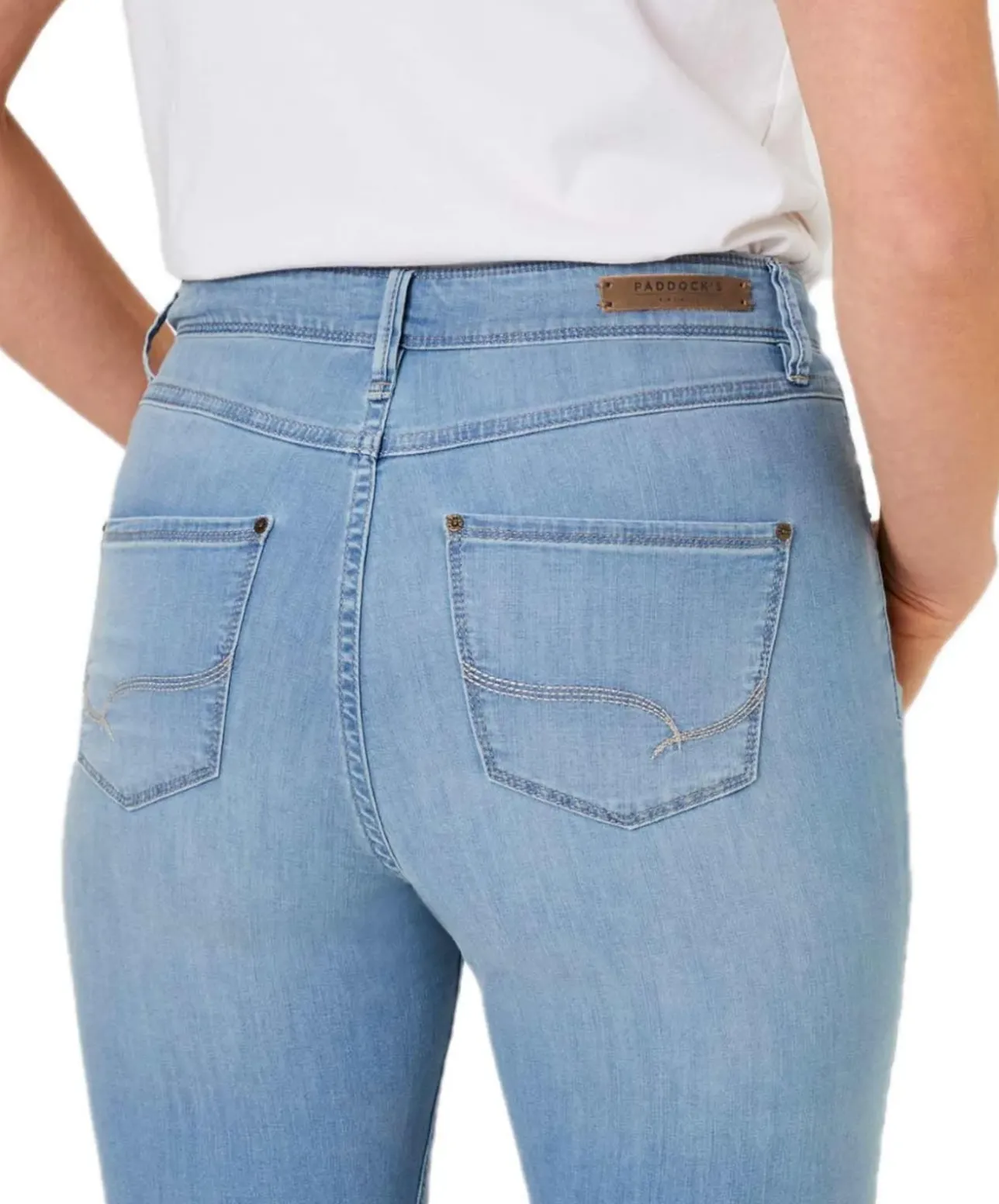 Paddocks Jeans Pat mit hohem Bund in Hellblau