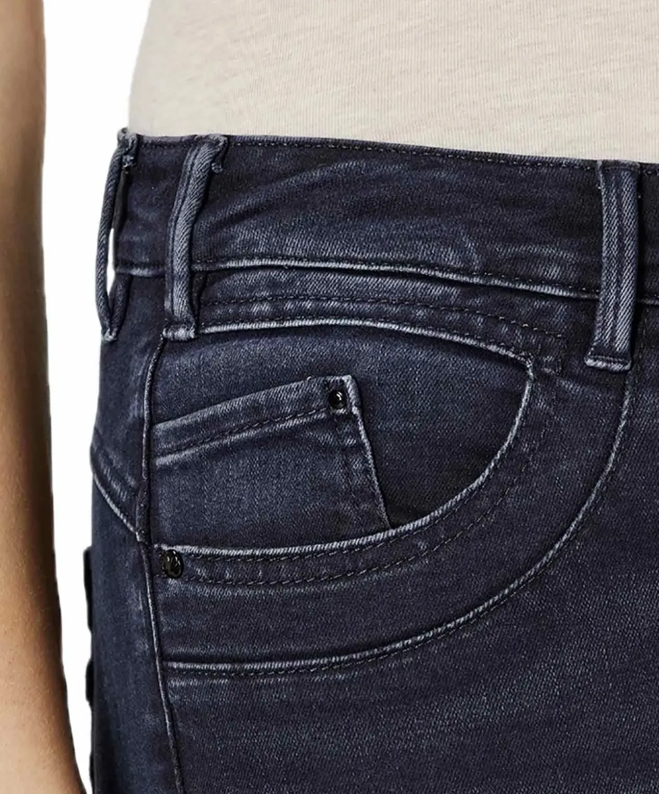 Paddocks Jeans Skinny Fit Lucy in Blue Black Dark Stone