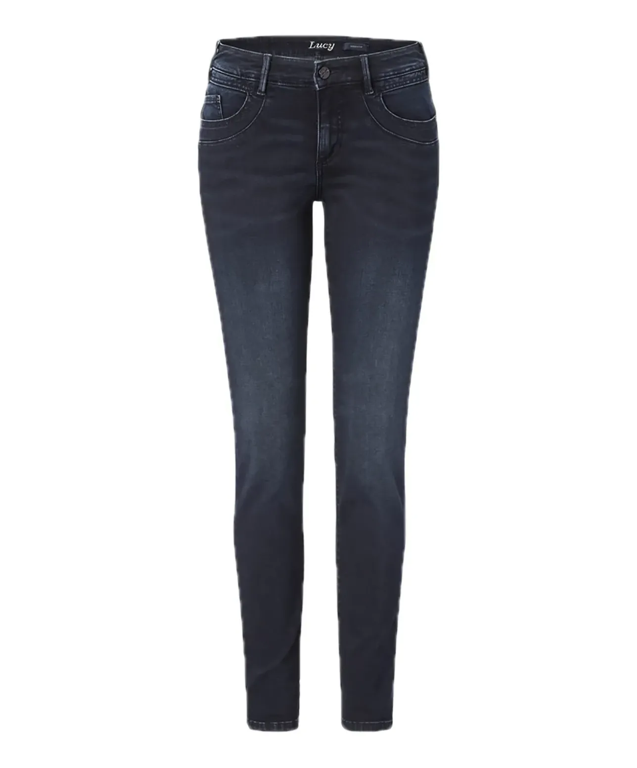 Paddocks Jeans Skinny Fit Lucy in Blue Black Dark Stone