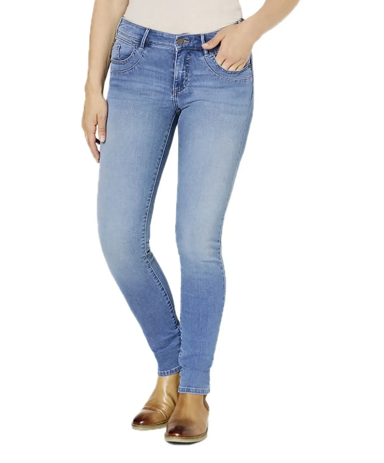 Paddock’s Jeans Skinny Fit Lucy aus hellem Stretch Denim