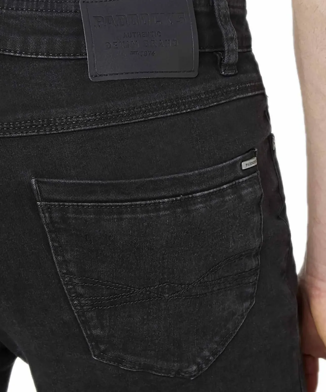 Paddock's Jeans Slim Fit Ranger Pipe in Schwarz