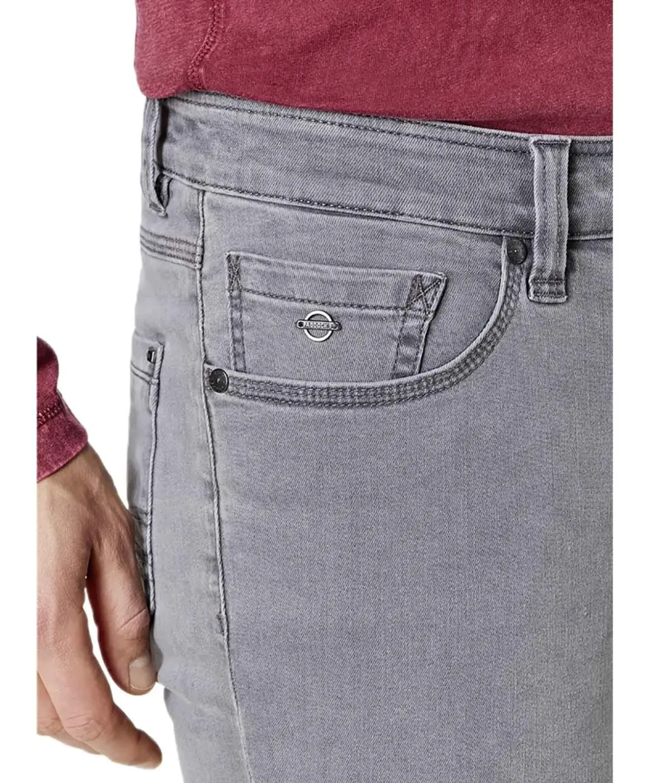 Paddock's Jeans Slim Fit Ranger Pipe in Grey Stone