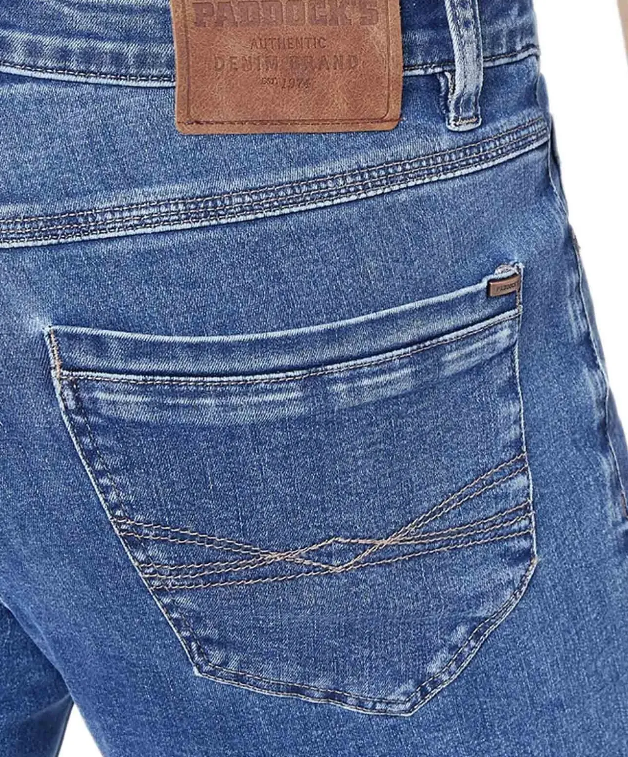Paddock's Jeans Slim Fit Ranger Pipe in Stonewash