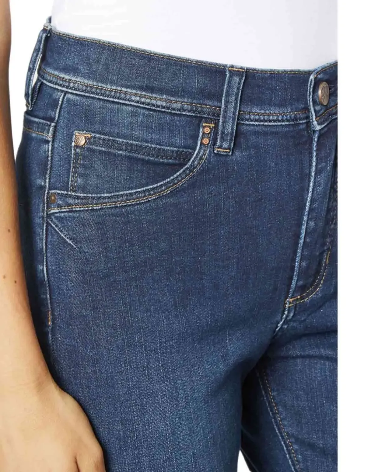Paddocks Kate - Straight Leg Jeans in dunkler Used Optik