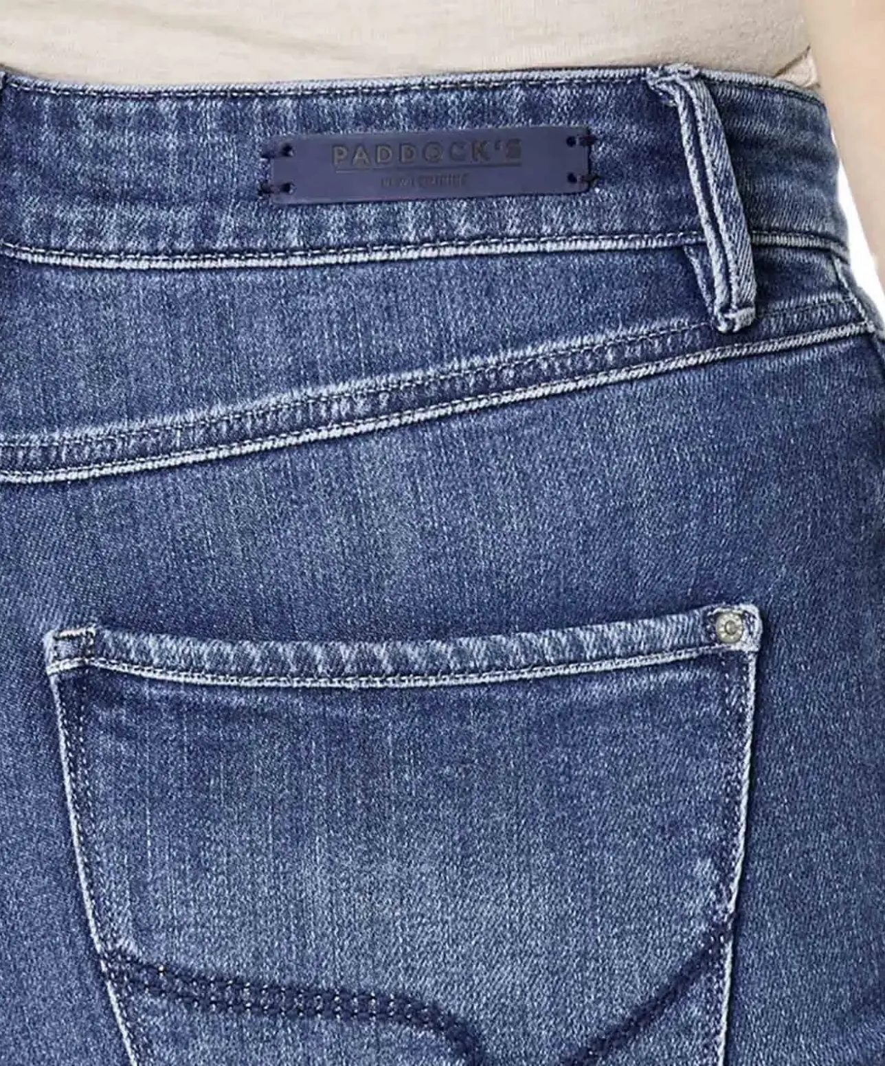 Paddock’s Pat Jeans aus Soft Denim in Mittelblau