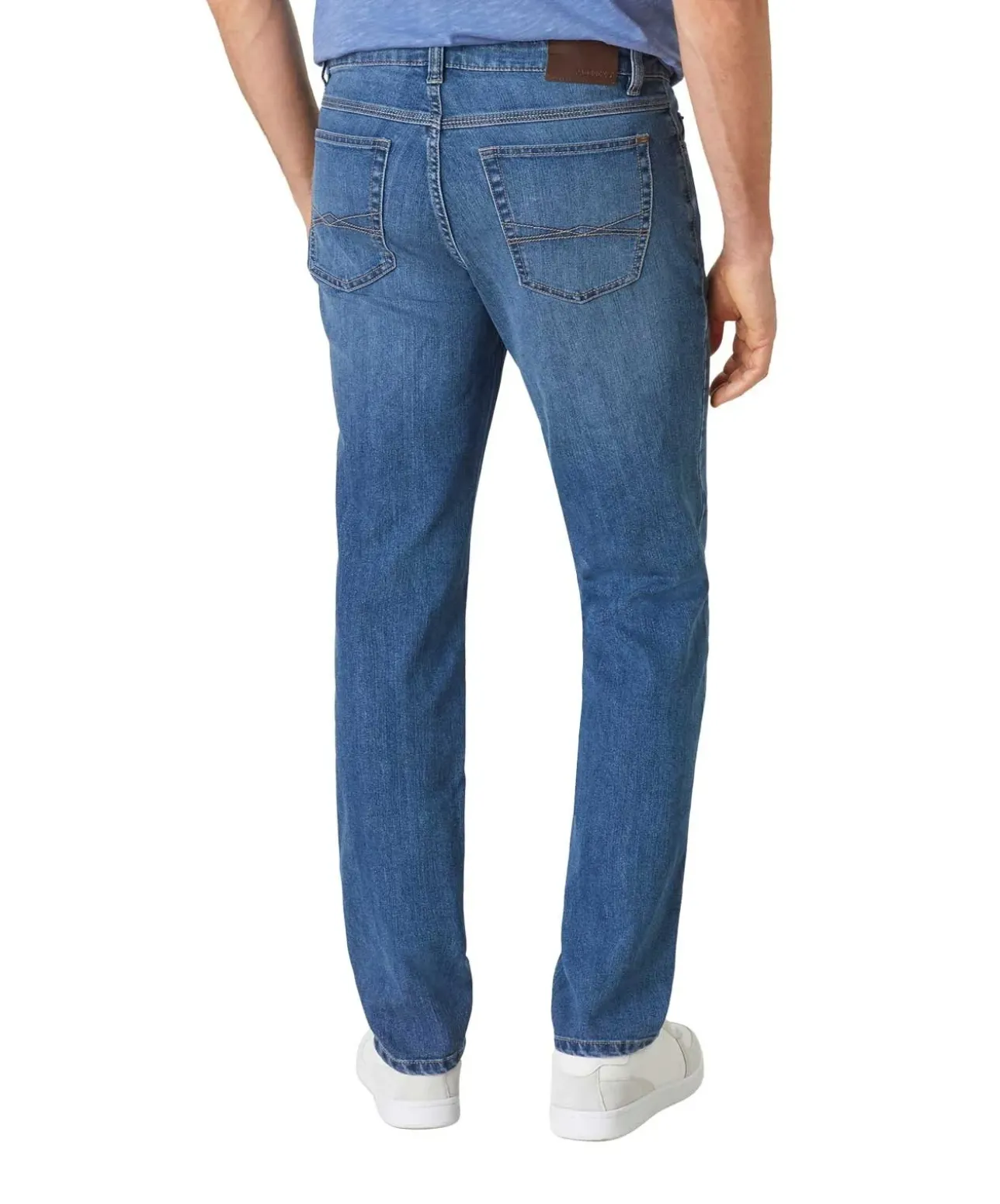 Paddocks Ranger Pipe Jeans in marineblauer Waschung