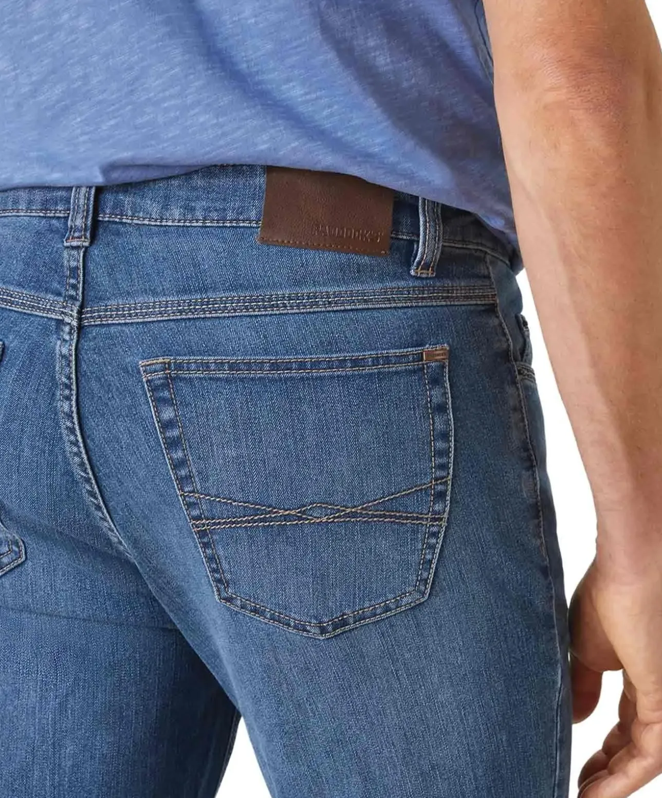 Paddocks Ranger Pipe Jeans in marineblauer Waschung