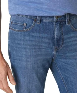 Paddocks Ranger Pipe Jeans in marineblauer Waschung