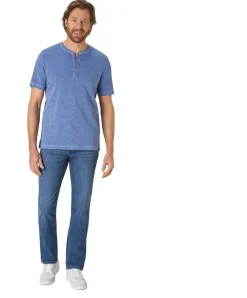 Paddocks Ranger Pipe Jeans in marineblauer Waschung