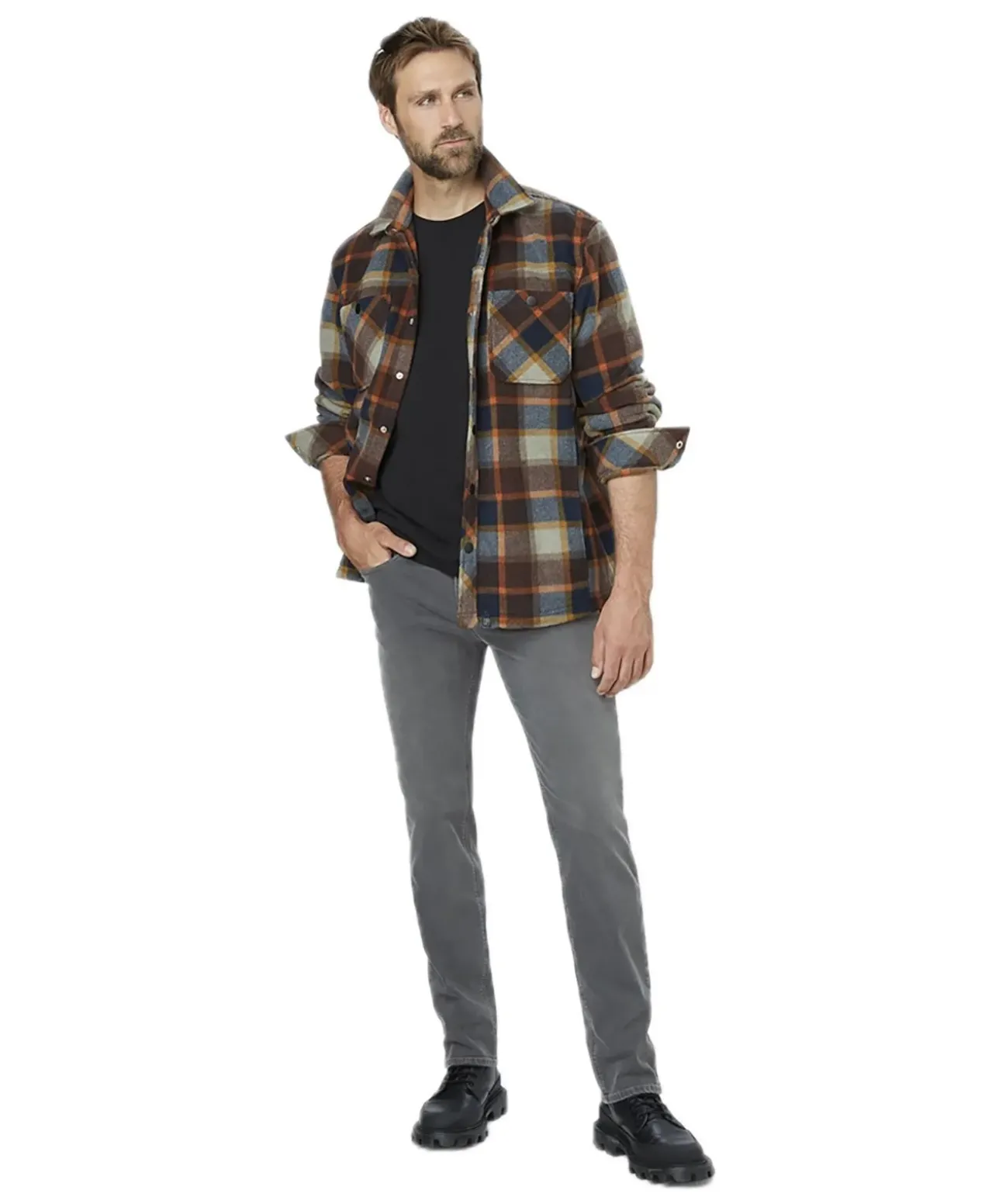 Paddocks Ranger Pipe Jeans hellgrauer Waschung