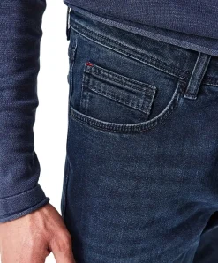 Paddocks Ranger Pipe Jeans in dunkelblauer Waschung