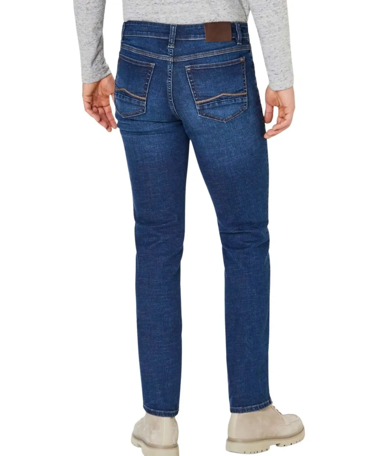 Paddocks Ranger Pipe Jeans in mittelblauer Waschung