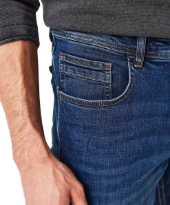 Paddocks Ranger Pipe Jeans in blauer Waschung