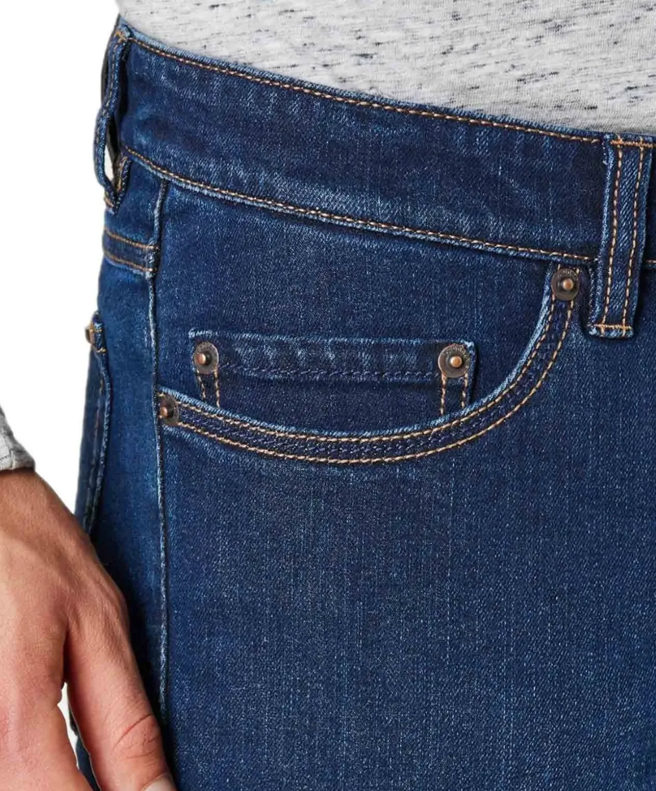 Paddocks Ranger Pipe Jeans in dunklem Stonewash