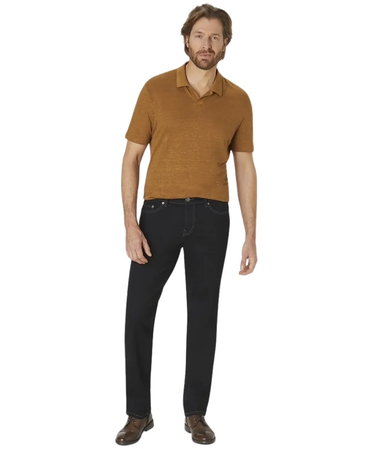 Paddocks Ranger Pipe Jeans in schwarzer Waschung