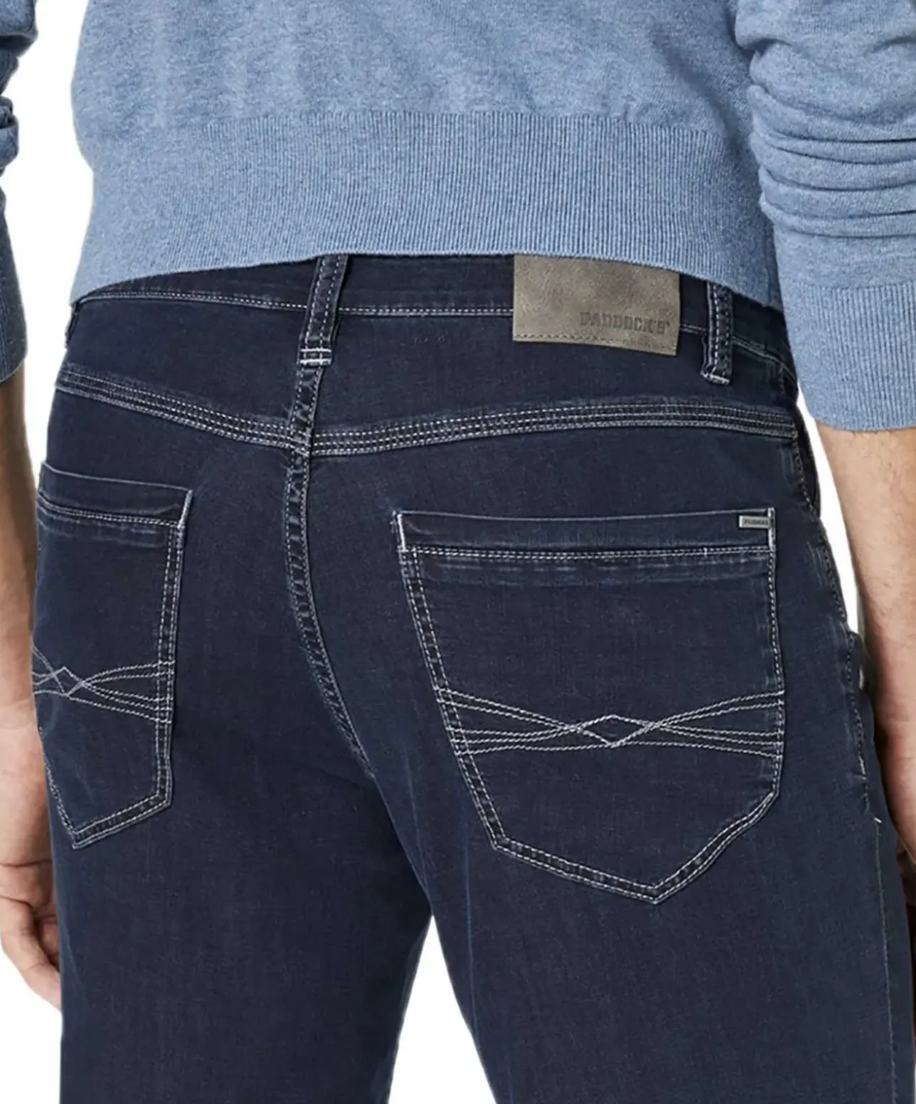 Paddock's Ranger Pipe Jeans in Dunkelblauer Waschung
