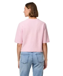Pieces Cardigan Silly in Rosa im kurzem Style