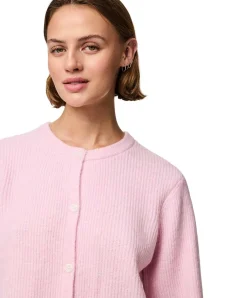 Pieces Cardigan Silly in Rosa im kurzem Style
