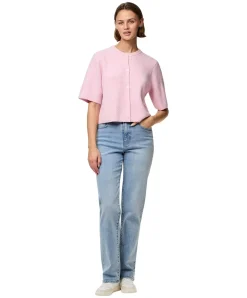 Pieces Cardigan Silly in Rosa im kurzem Style
