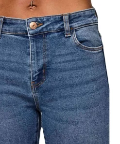 Pieces Dana Jeans Skinny Fit in Mittelblau