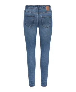 Pieces Dana Jeans Skinny Fit in Mittelblau
