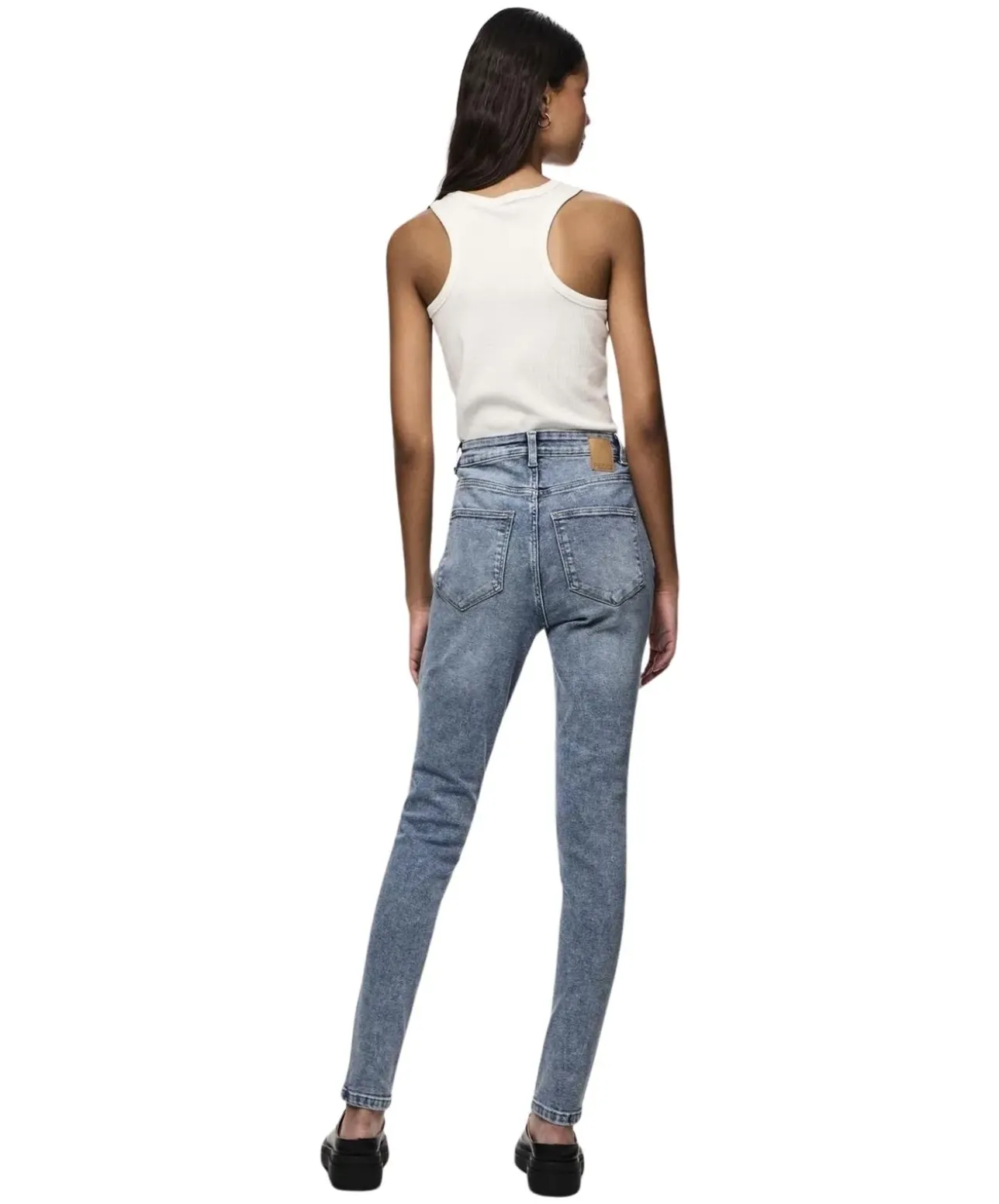 Pieces Dana Jeans Skinny Fit in Hellblau