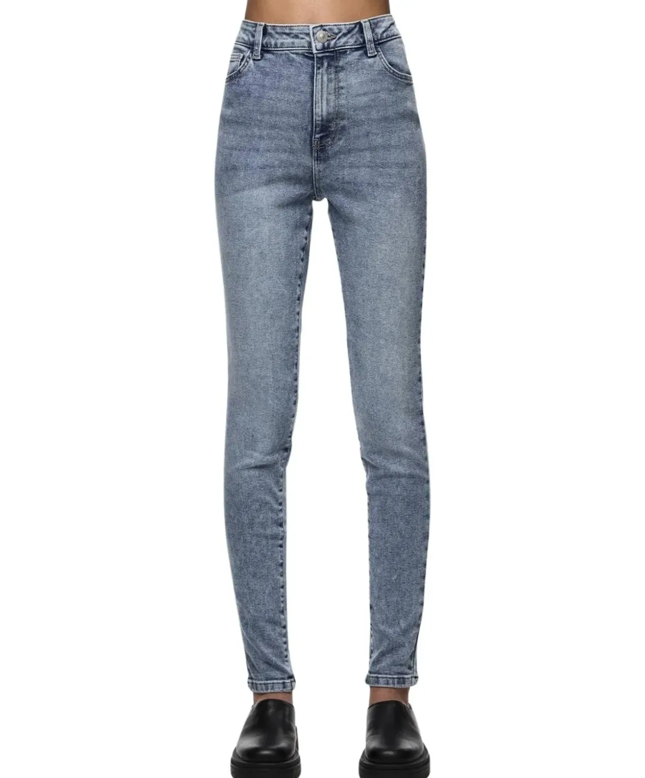 Pieces Dana Jeans Skinny Fit in Hellblau