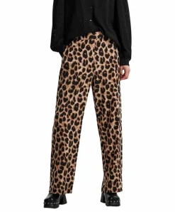 Pieces Hose Gurla mit Leo-Print
