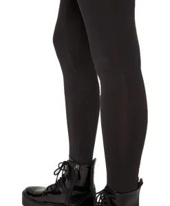 Pieces Leggings London in Schwarz