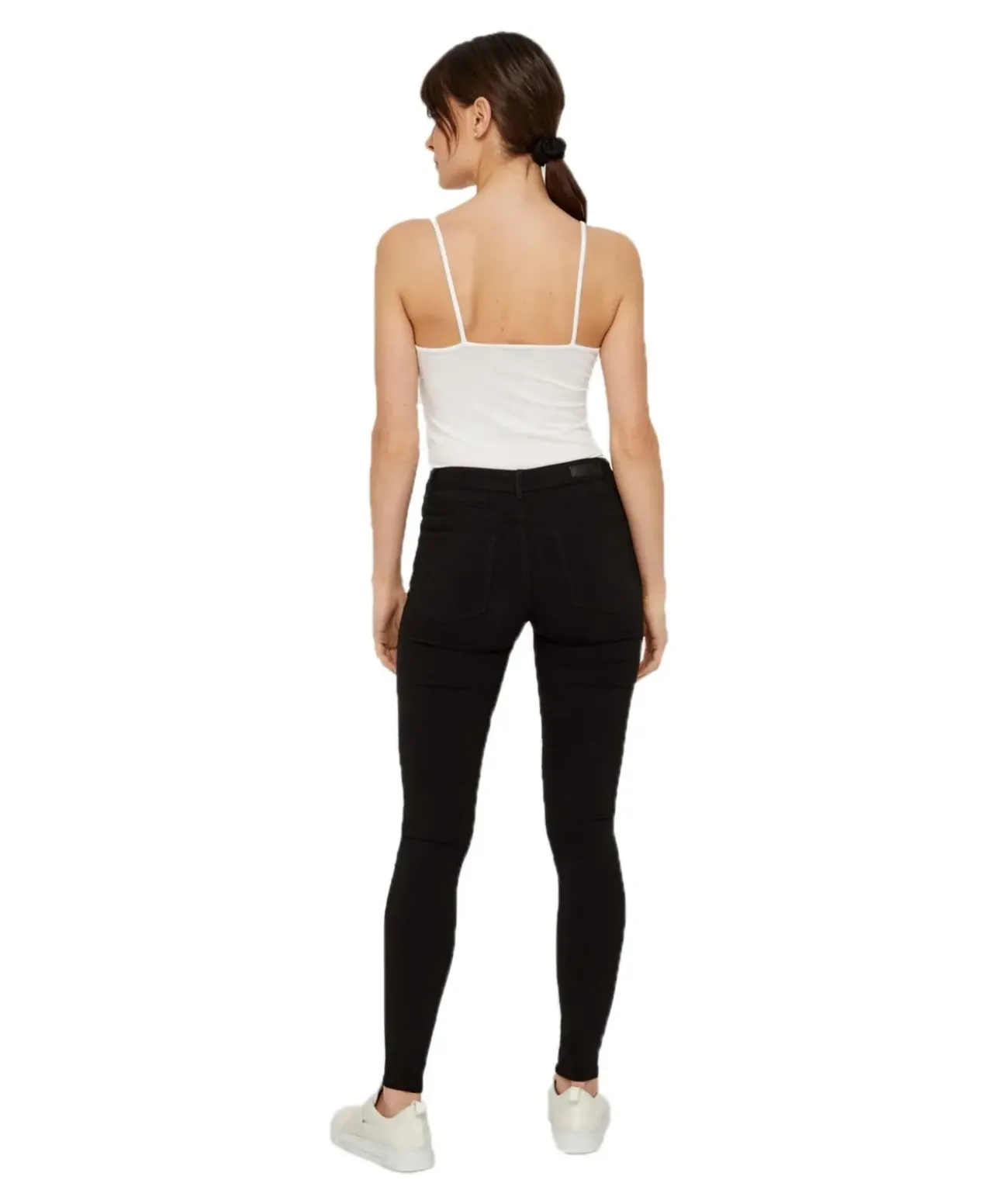 Pieces Skinny Fit Jeggings in Schwarz