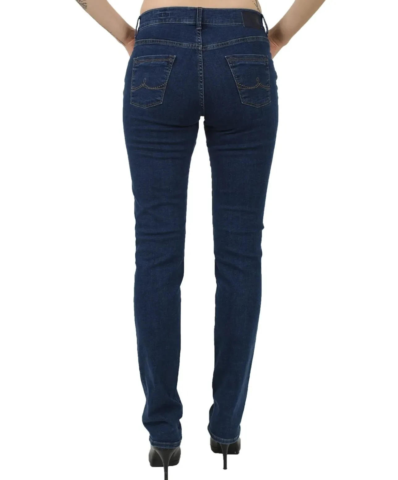 Pioneer Damen-Jeans Kate in blauem Stonewash