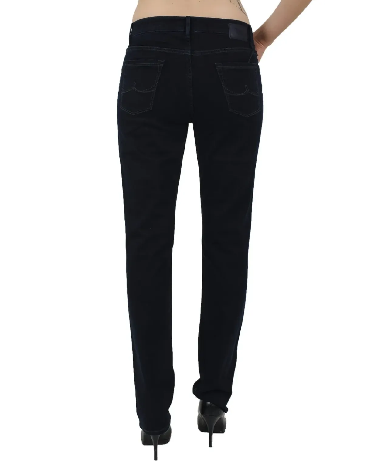 Pioneer Damen-Jeans Kate mit schlanker Silhouette in Dunkelblau