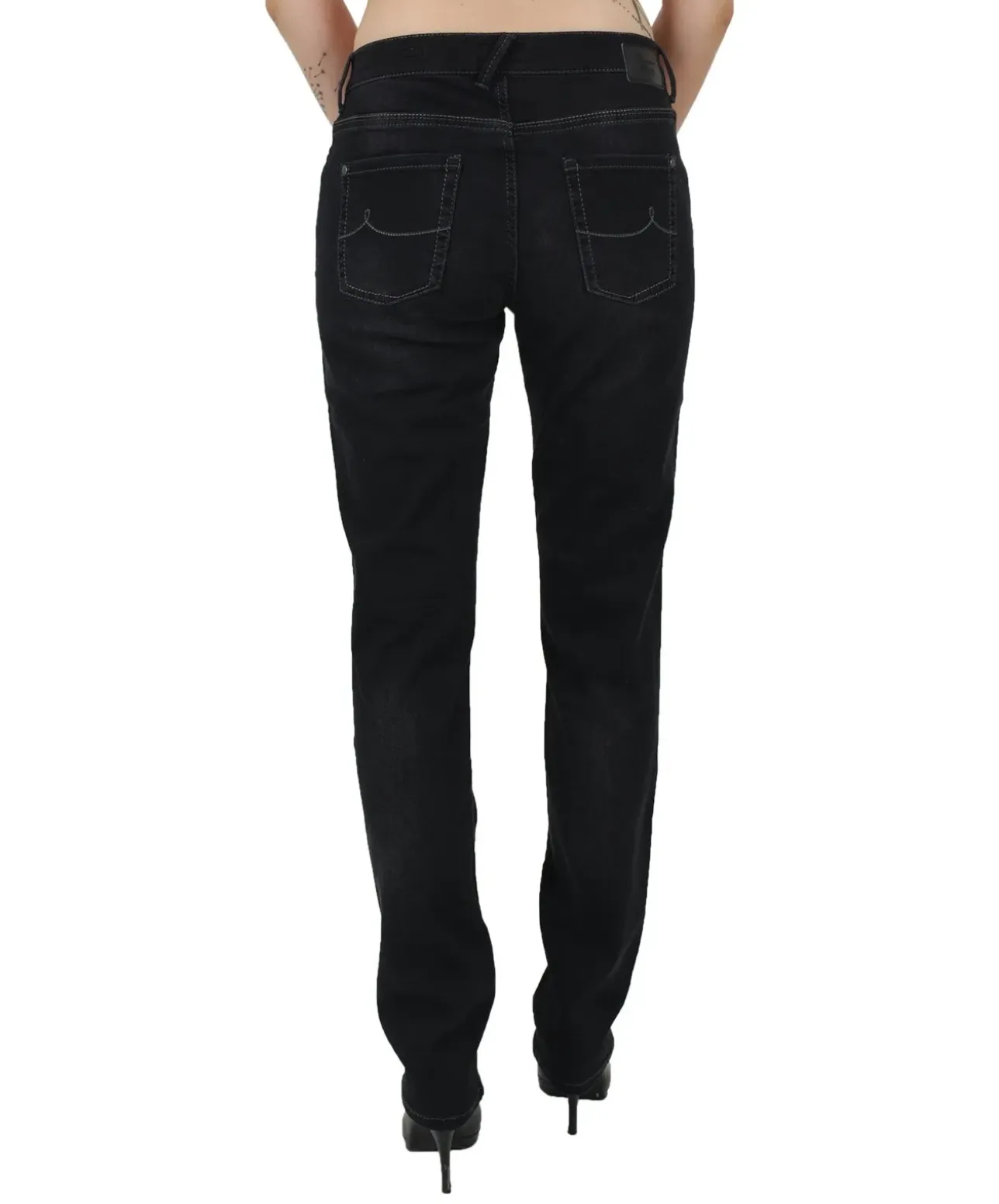 Pioneer Damen-Jeans Sally in dunkler Waschung